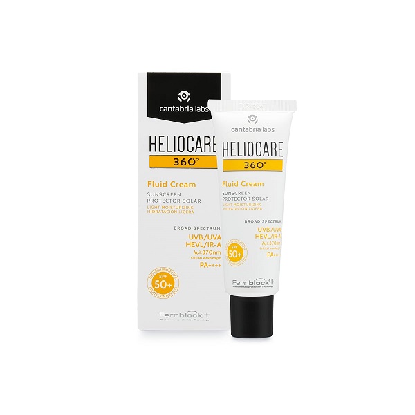 کرم ضد آفتاب هلیوکر مدل Fluid Cream SPF50